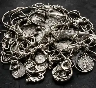 We assess the silver and test the purity.